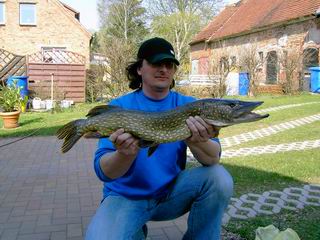 Frank mit einem schnen Esox Luzius