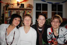 Nadine, Gaby, Marianna und Doreen