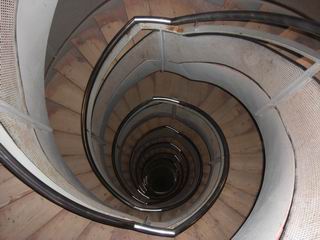 Treppe zum Turm