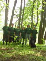 Vorderansicht der Truppe