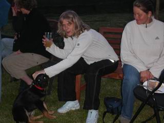 am Abend haben wir schn gegrillt und gefeiert