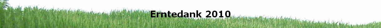 Erntedank 2010