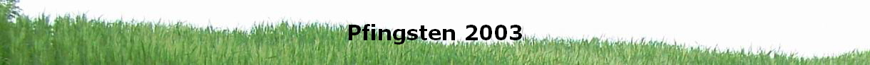 Pfingsten 2003