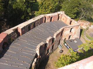 das Krumme Haus von oben