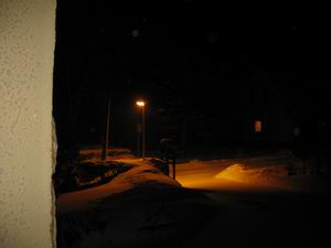 es schneit schon seit Tagen