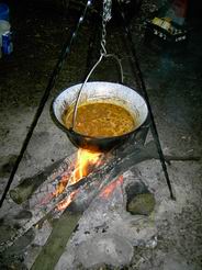 zum Herrentag kochte Andr uns einen lecker Gulasch